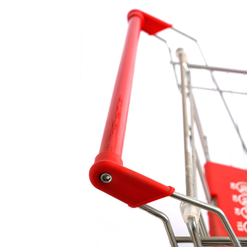 Durable 4'' Pu Wheels Shopping Cart