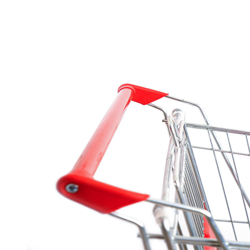 Zinc Plated Folding Shopping Trolley For Supermarket