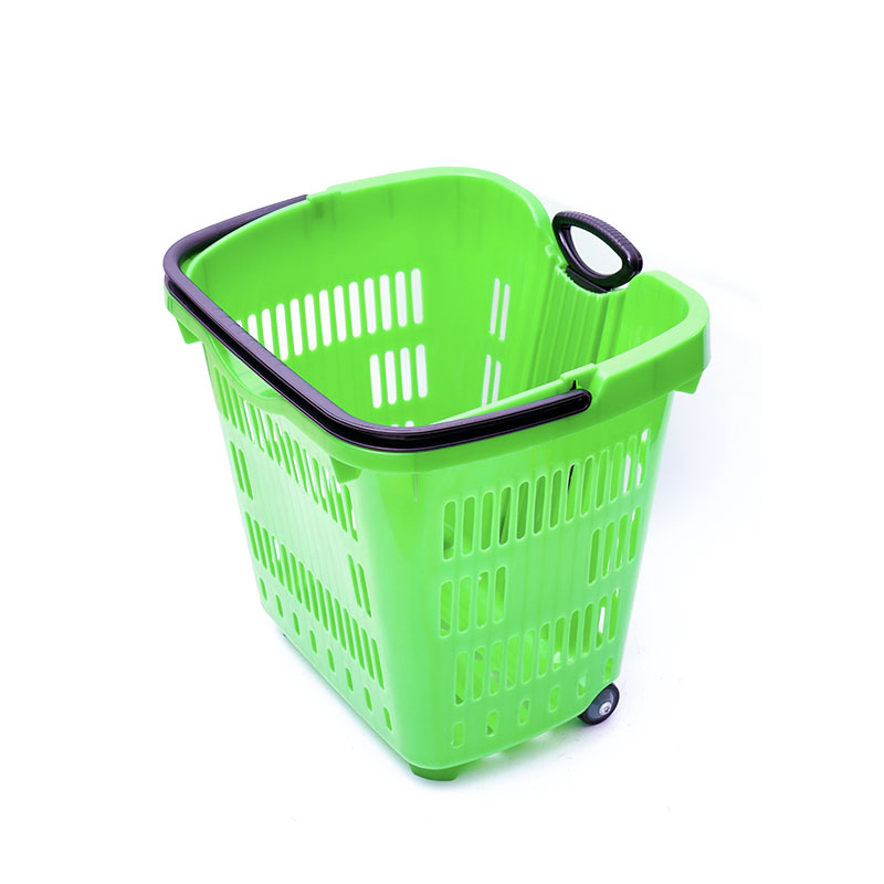 XC-B-11.Plastic shopping basket holder + supermarket shopping easy to use, shopping plastic custom color fixed specifications