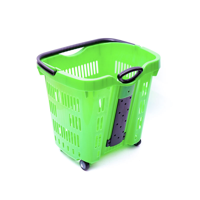 XC-B-11.Plastic shopping basket holder + supermarket shopping easy to use, shopping plastic custom color fixed specifications