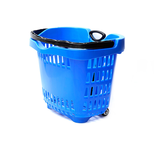 XC-B-13. Plastic shopping basket holder + supermarket shopping easy to use, shopping plastic custom color fixed specifications