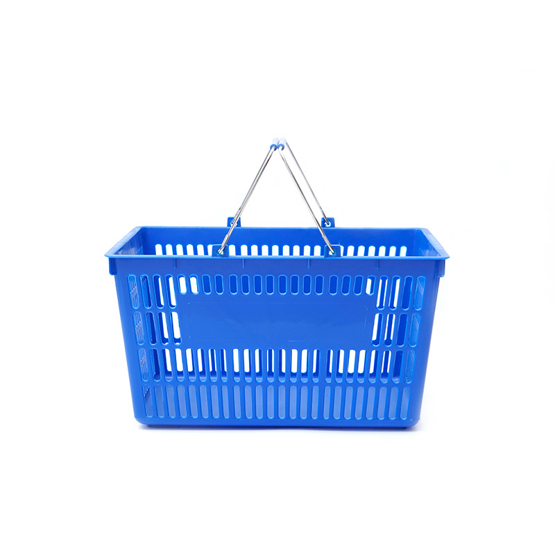 Sustainable Plating Handle Foldable Basket