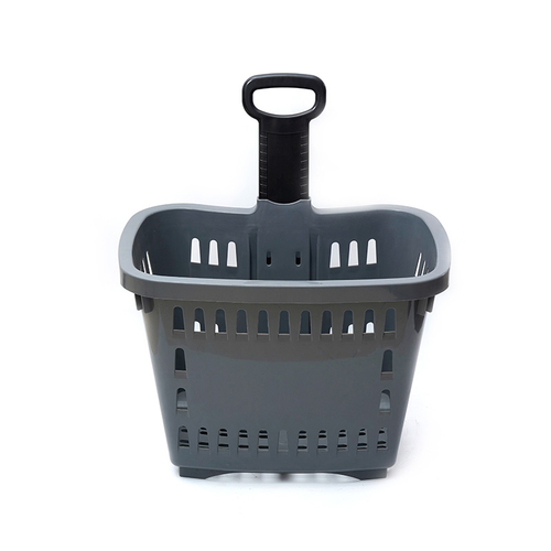 XC-B-20. Plastic shopping basket holder + supermarket shopping easy to use, shopping plastic custom color fixed specifications