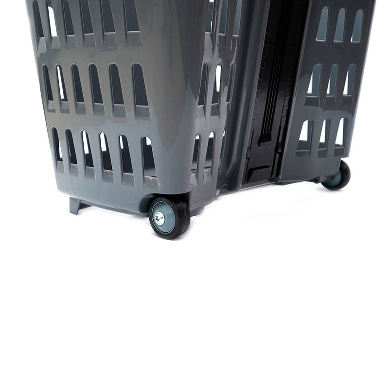 XC-B-20. Plastic shopping basket holder + supermarket shopping easy to use, shopping plastic custom color fixed specifications
