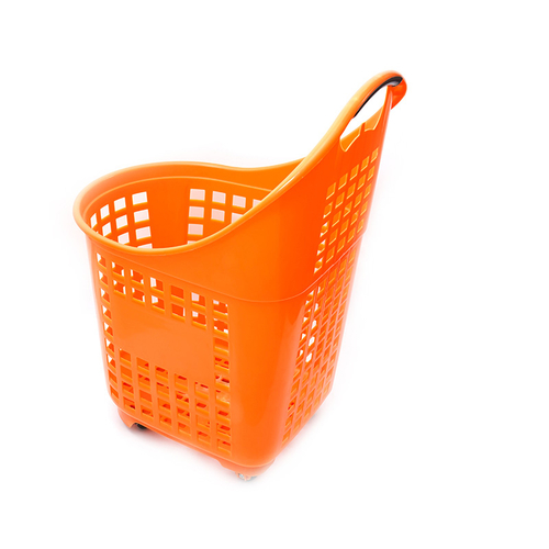 XC-B-22. Plastic shopping basket holder + supermarket shopping easy to use, shopping plastic custom color fixed specifications