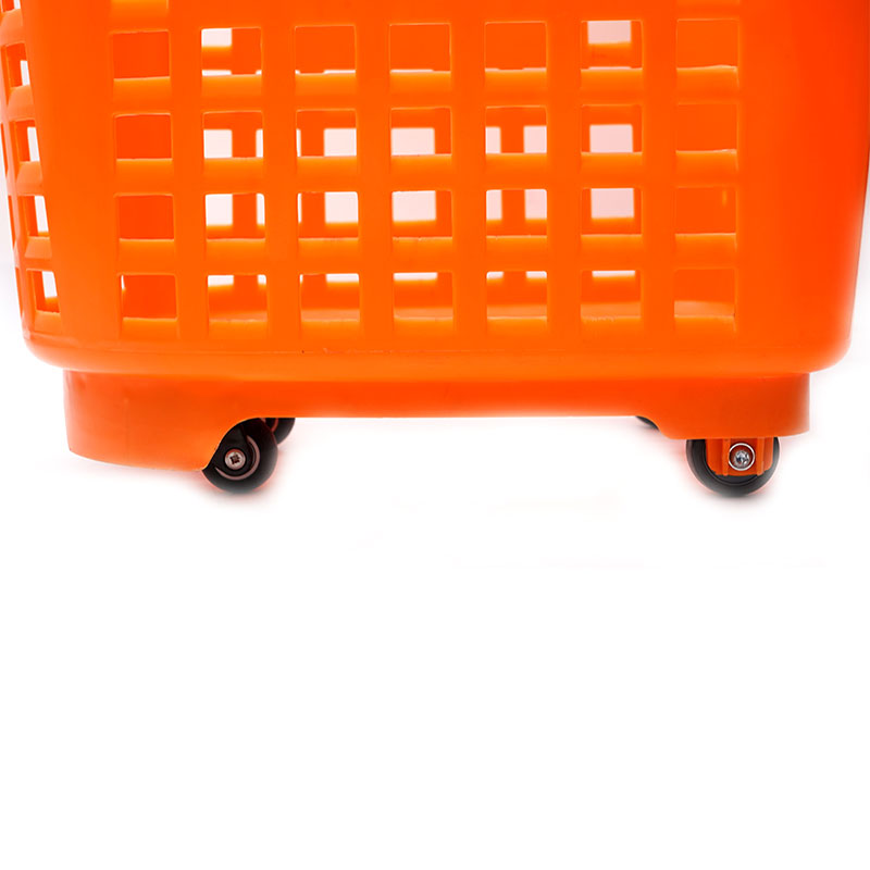XC-B-22. Plastic shopping basket holder + supermarket shopping easy to use, shopping plastic custom color fixed specifications