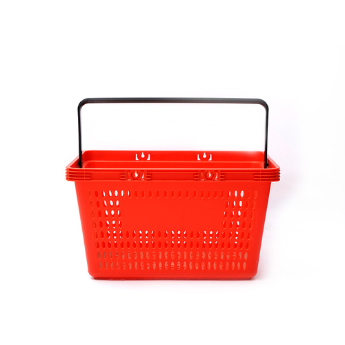 28 L Plastic Supermarket  Shopping Basket Holder