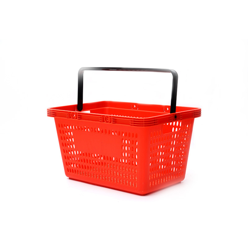 28 L Plastic Supermarket  Shopping Basket Holder