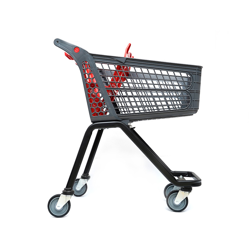 XC-PST-1. Plastic shopping cart + supermarket shopping easy to use shopping plastic custom color fixed specifications