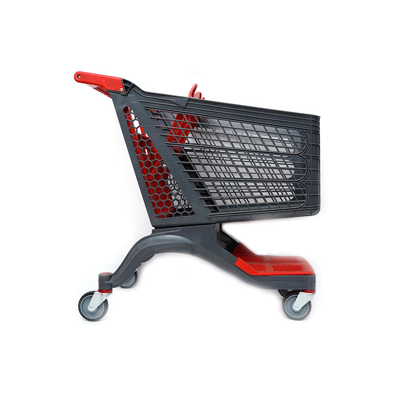 XC-PST-2. Plastic shopping cart + supermarket shopping easy to use shopping plastic custom color fixed specifications