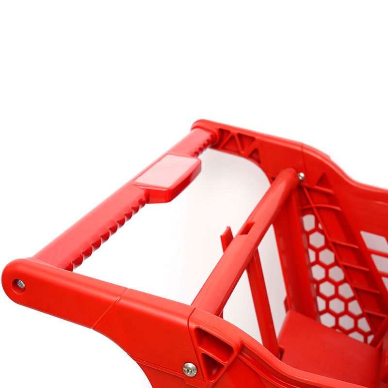 XC-PST-3. Plastic shopping cart + supermarket shopping easy to use, shopping plastic custom color fixed specifications