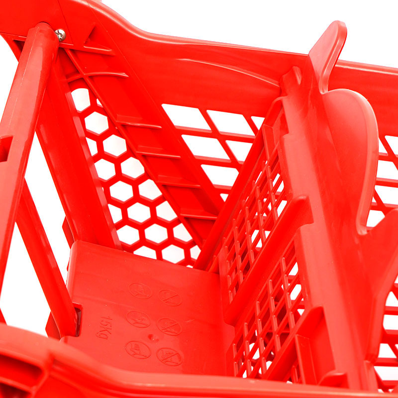 XC-PST-3. Plastic shopping cart + supermarket shopping easy to use, shopping plastic custom color fixed specifications