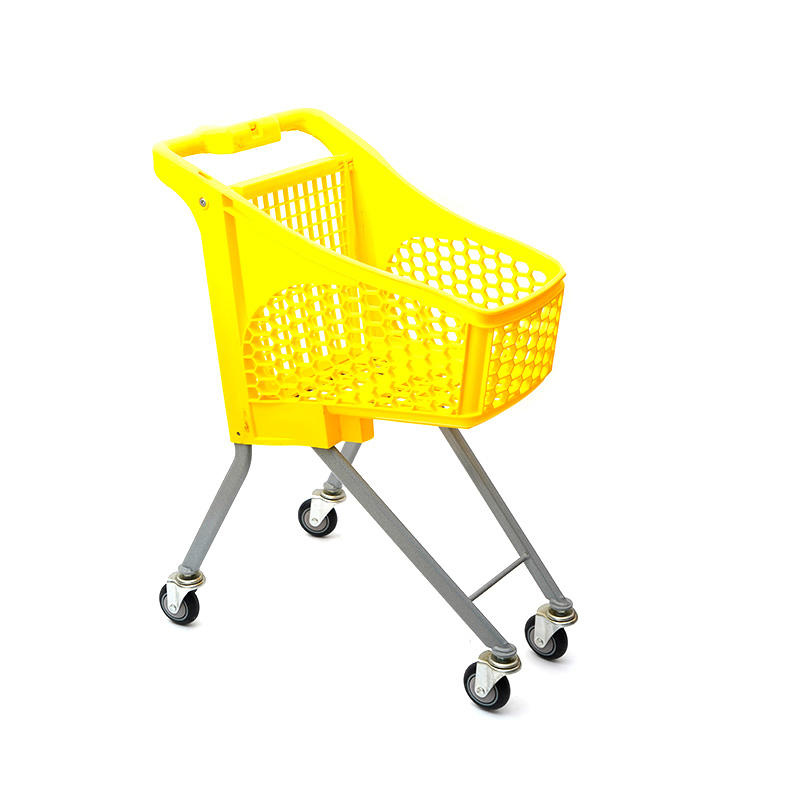 XC-PST-4. plastic shopping cart + supermarket shopping easy to use shopping plastic custom color fixed specifications