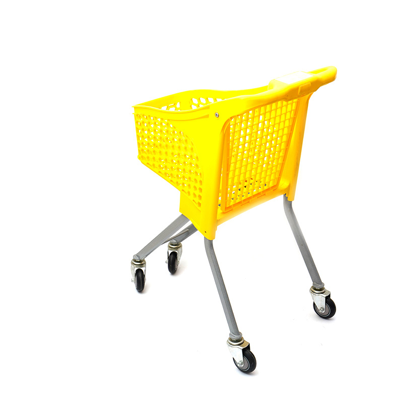 XC-PST-4. plastic shopping cart + supermarket shopping easy to use shopping plastic custom color fixed specifications
